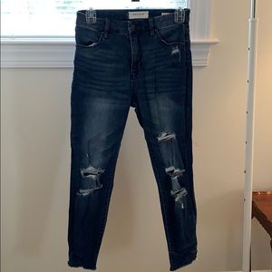 Pacsun power super stretch push up ankle jeggings